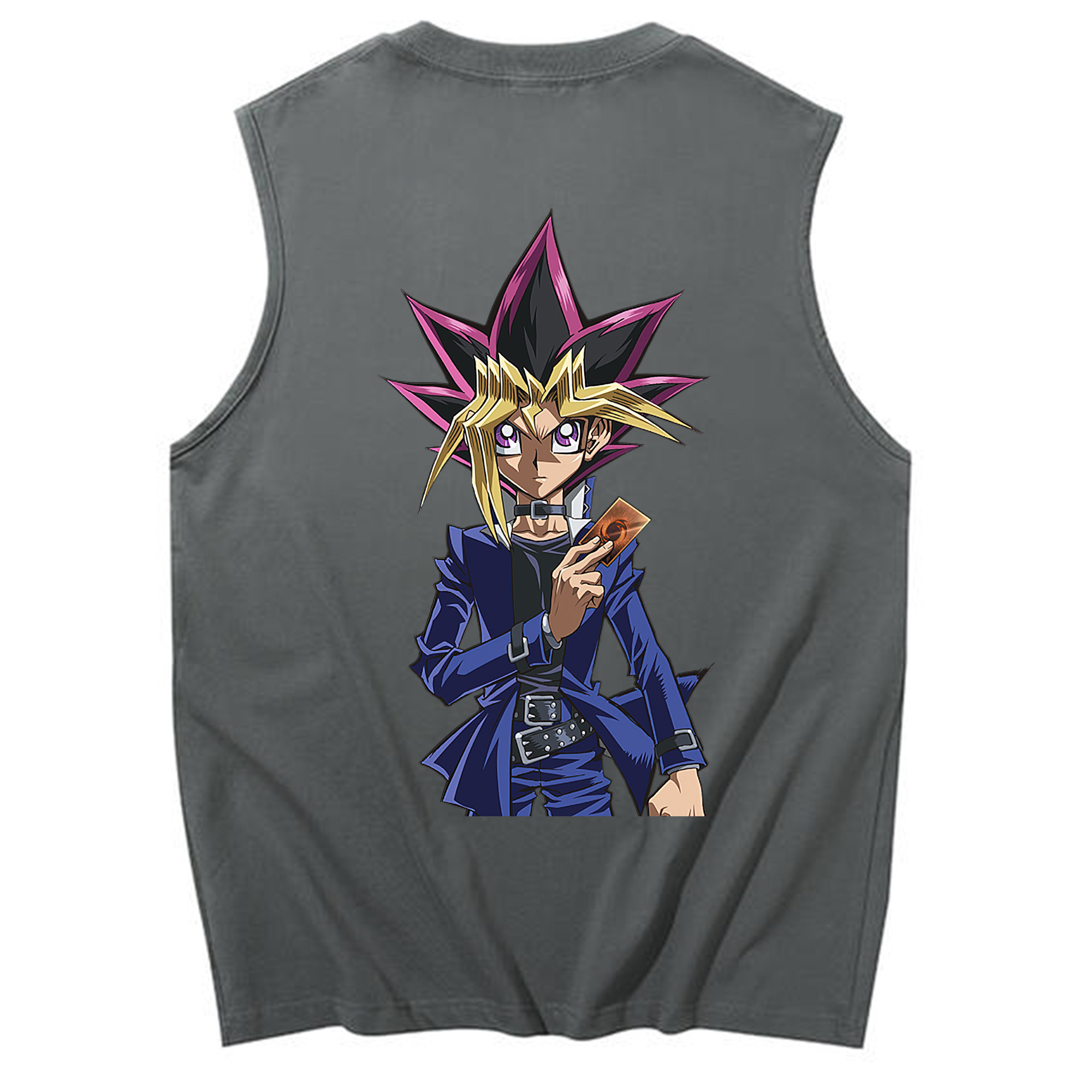 （画像用） 遊☆戯☆王 Yu-Gi-Oh! コットン100％タンクトップ（背面プリント）